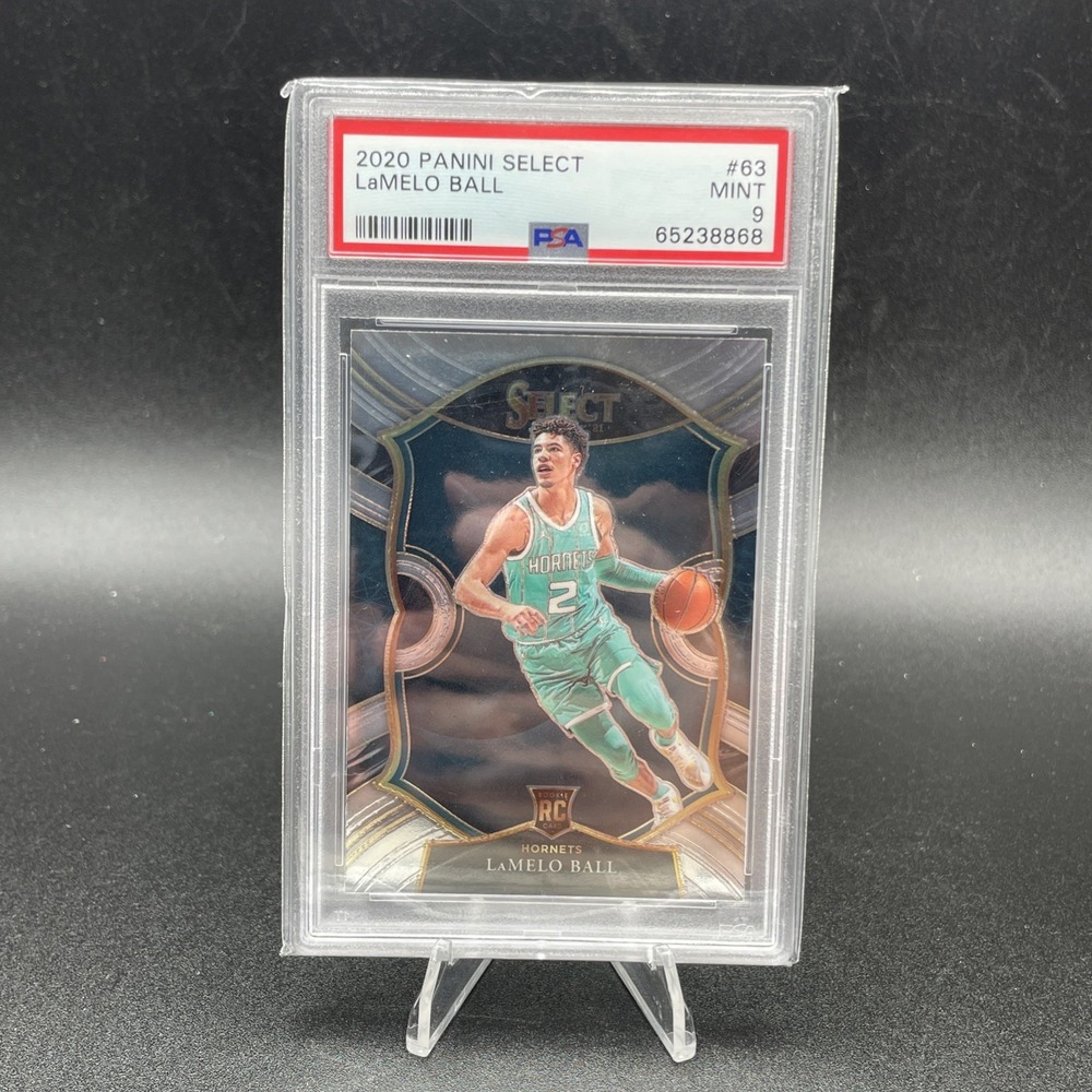 LAMELO BALL 2020 SELECT ROOKIE #63  PSA 9 MINT HORNETS